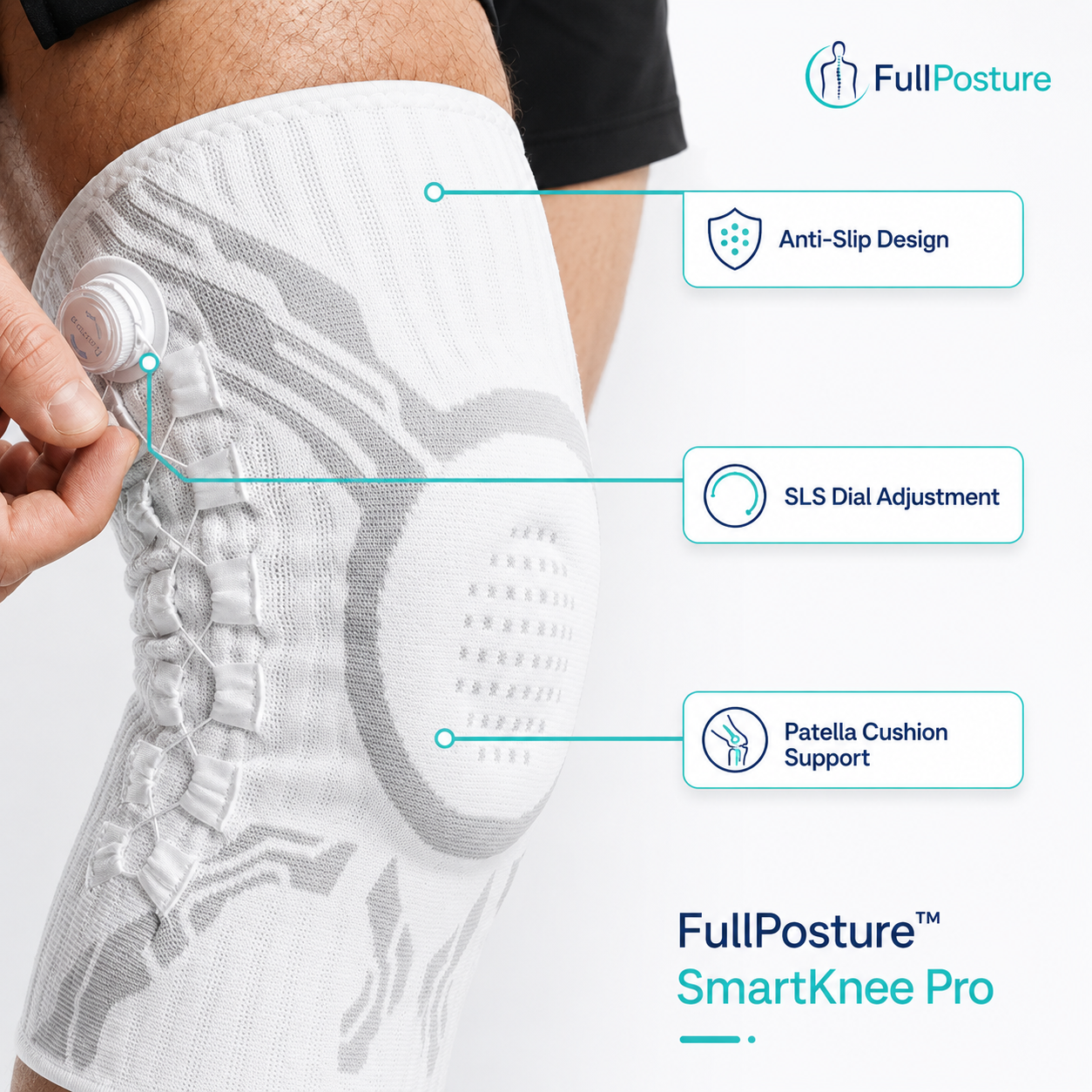 FullPosture™ SmartKnee Pro Support Brace