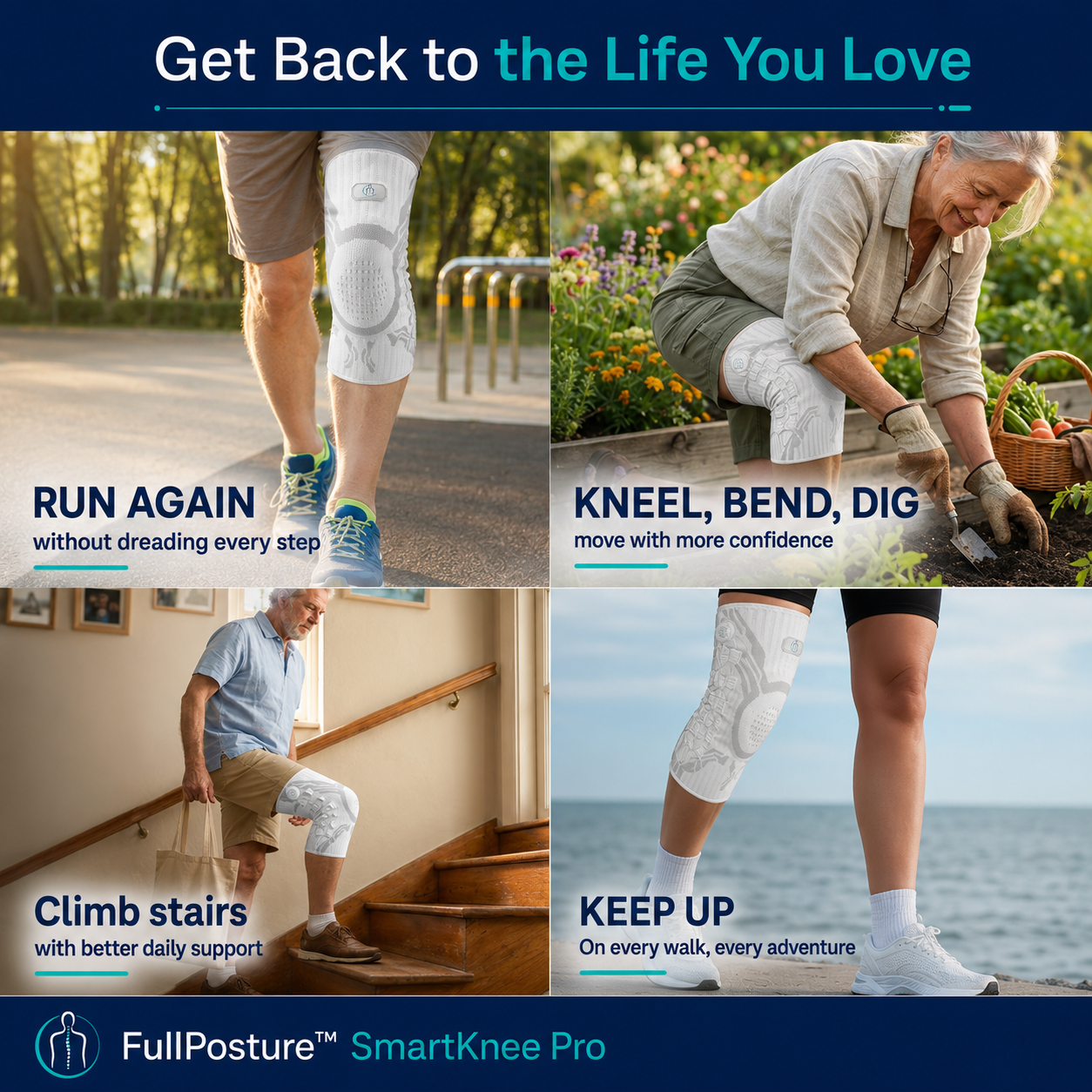 FullPosture™ SmartKnee Pro Support Brace