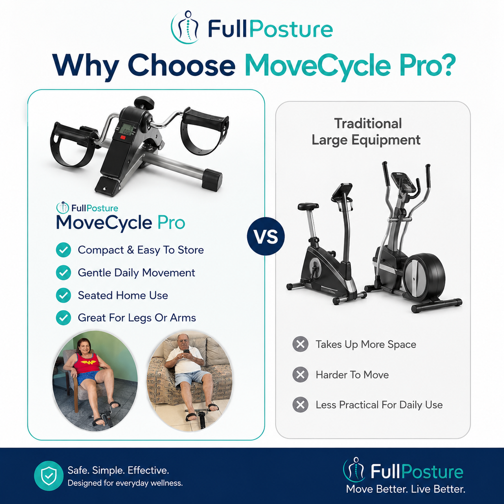 FullPosture™ MoveCycle Pro Seated Pedal Exerciser